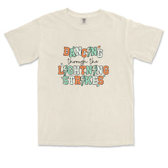 Dancing Through The Lightning Strikes Vintage Soft Unisex T-shirt 