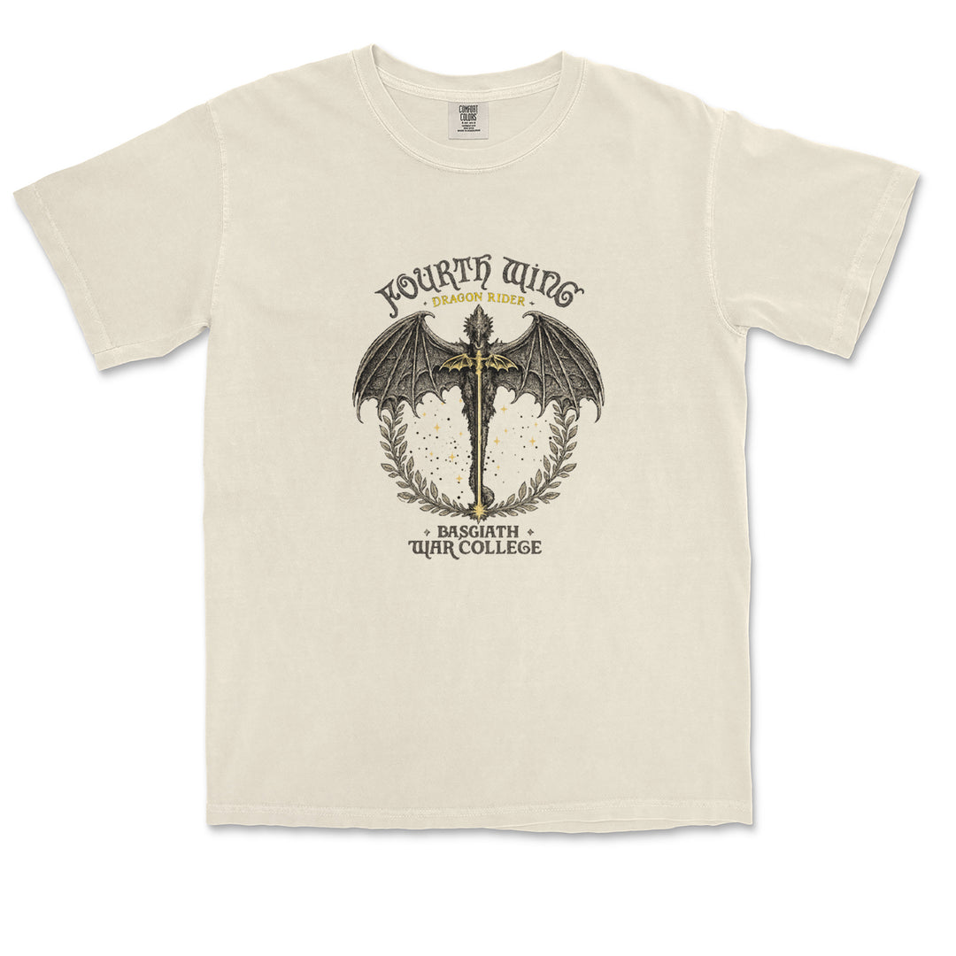 Fourth Wing Dragon Rider Vintage Basgiath War College Vintage Soft Unisex T-shirt 