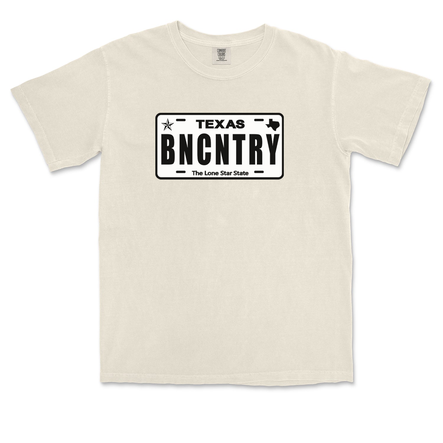Texas License Plate BNCNTRY Vintage Soft Unisex T-shirt 