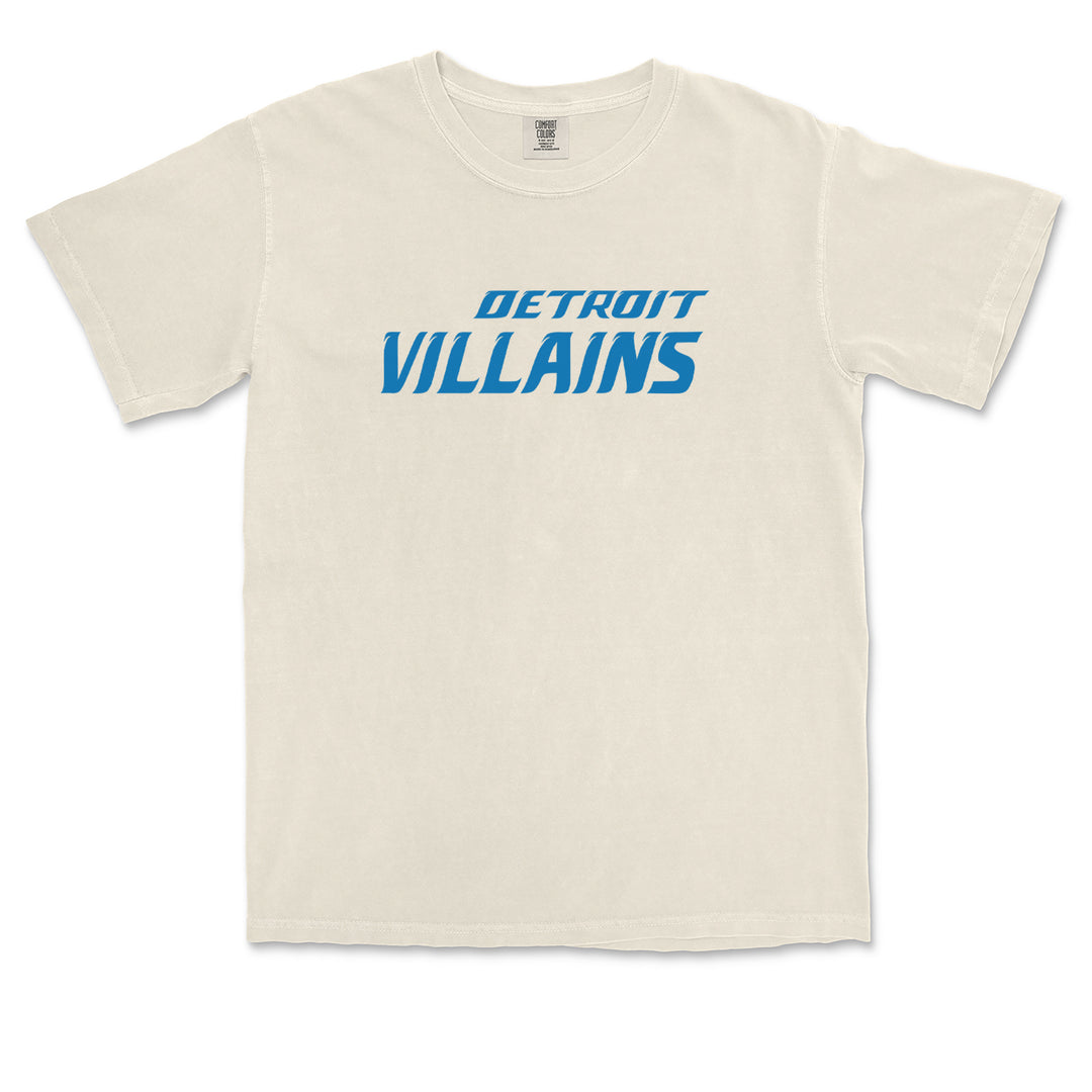 Detroit Villains Grit Football Vintage Soft Unisex T-shirt 