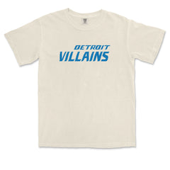 Detroit Villains Grit Football Vintage Soft Unisex T-shirt 