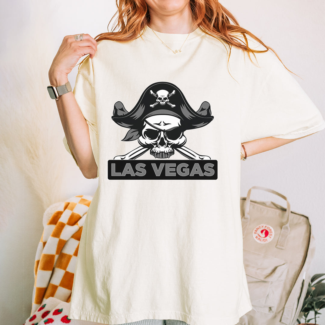 Raider Skull Straight Outta Las Vegas Vintage Soft Unisex T-shirt 