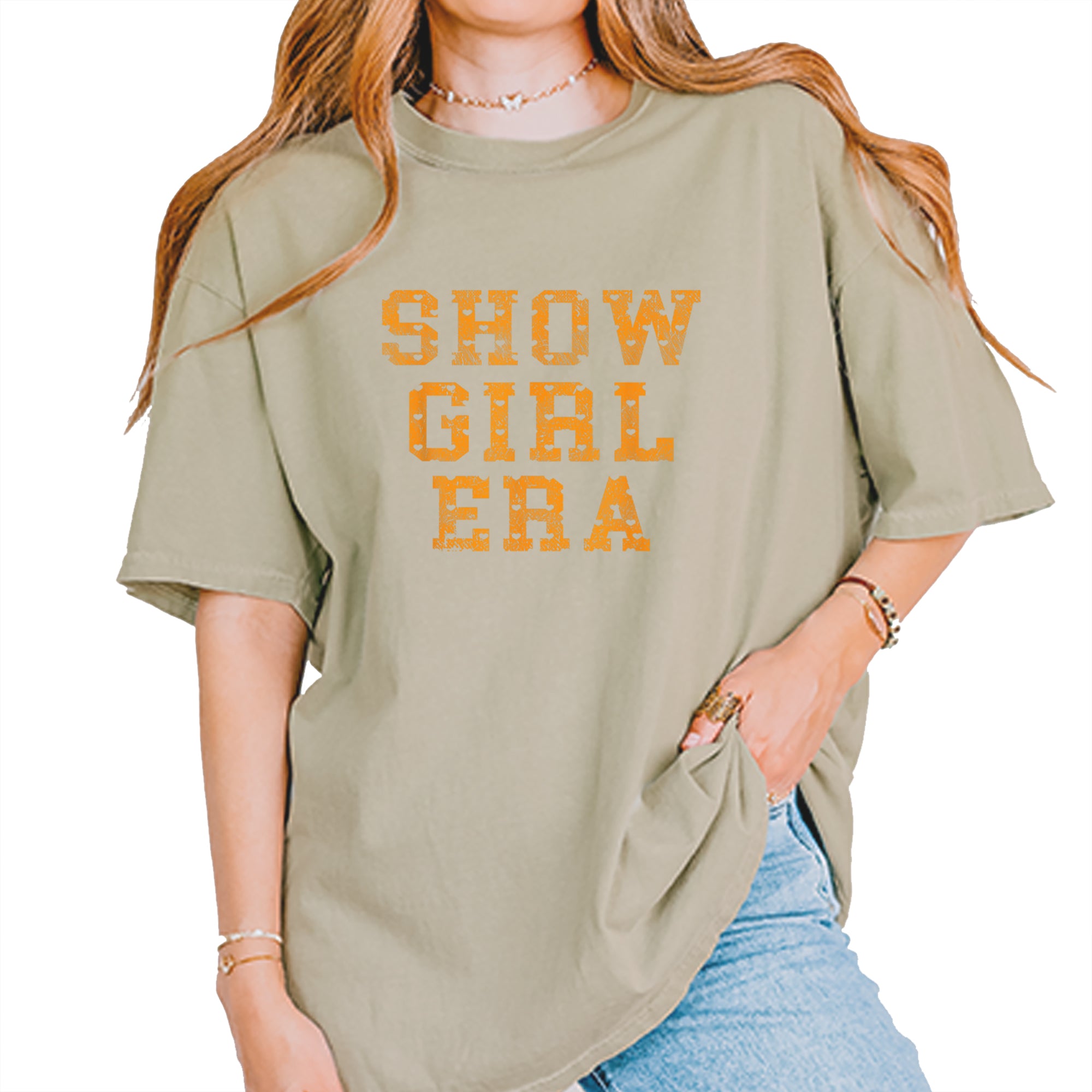 Vintage Showgirl Era Heart Vintage Soft Unisex T-shirt Khaki