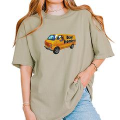 Bad Hombres Van West Chester Band Vintage Soft Unisex T-shirt Khaki