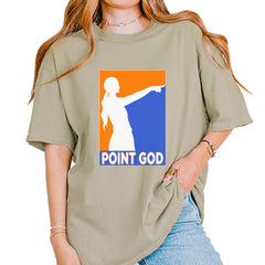Point God Cunningham Basketball Pointing Meme  Vintage Soft Unisex T-shirt Khaki