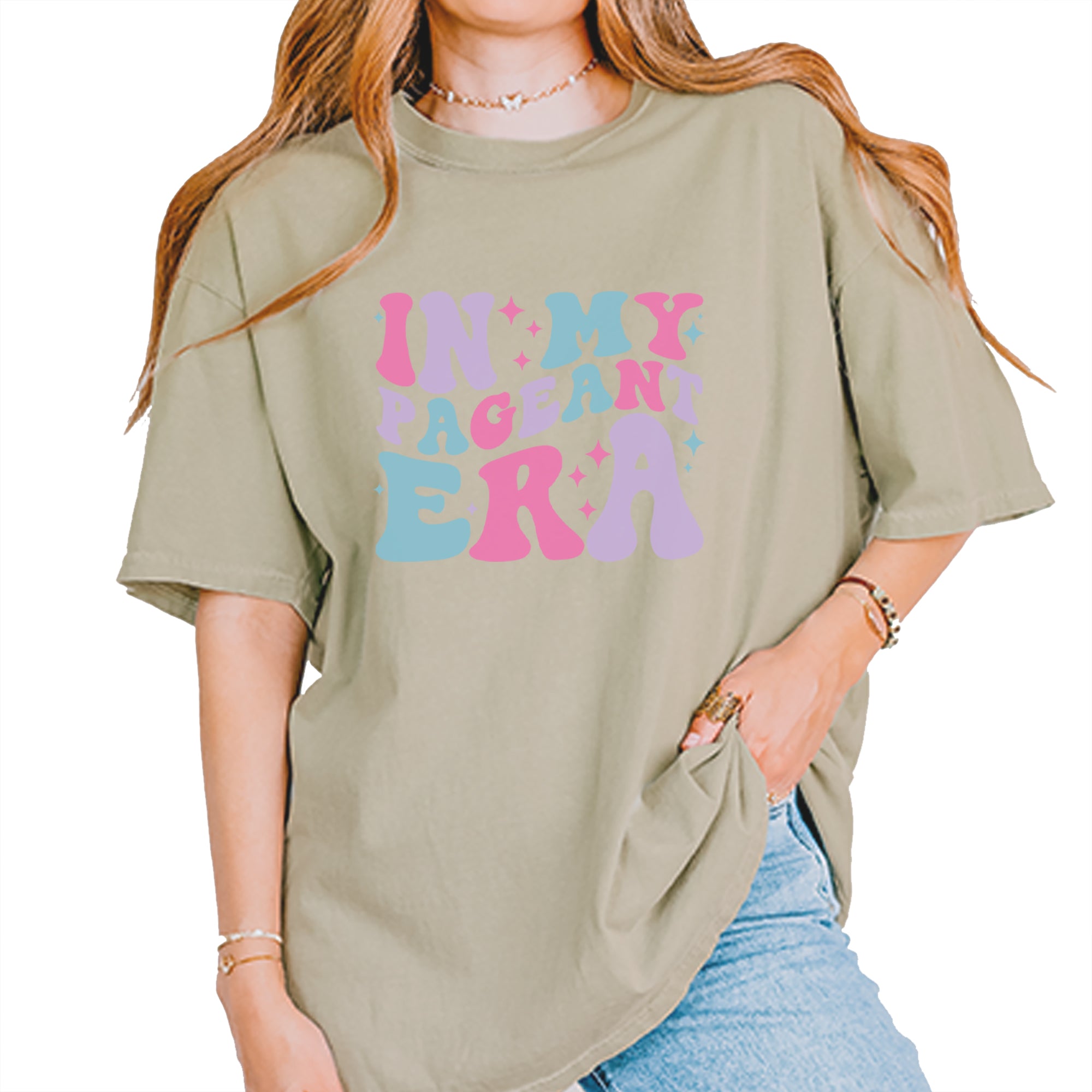 In My Pageant Era Vintage Soft Unisex T-shirt Khaki