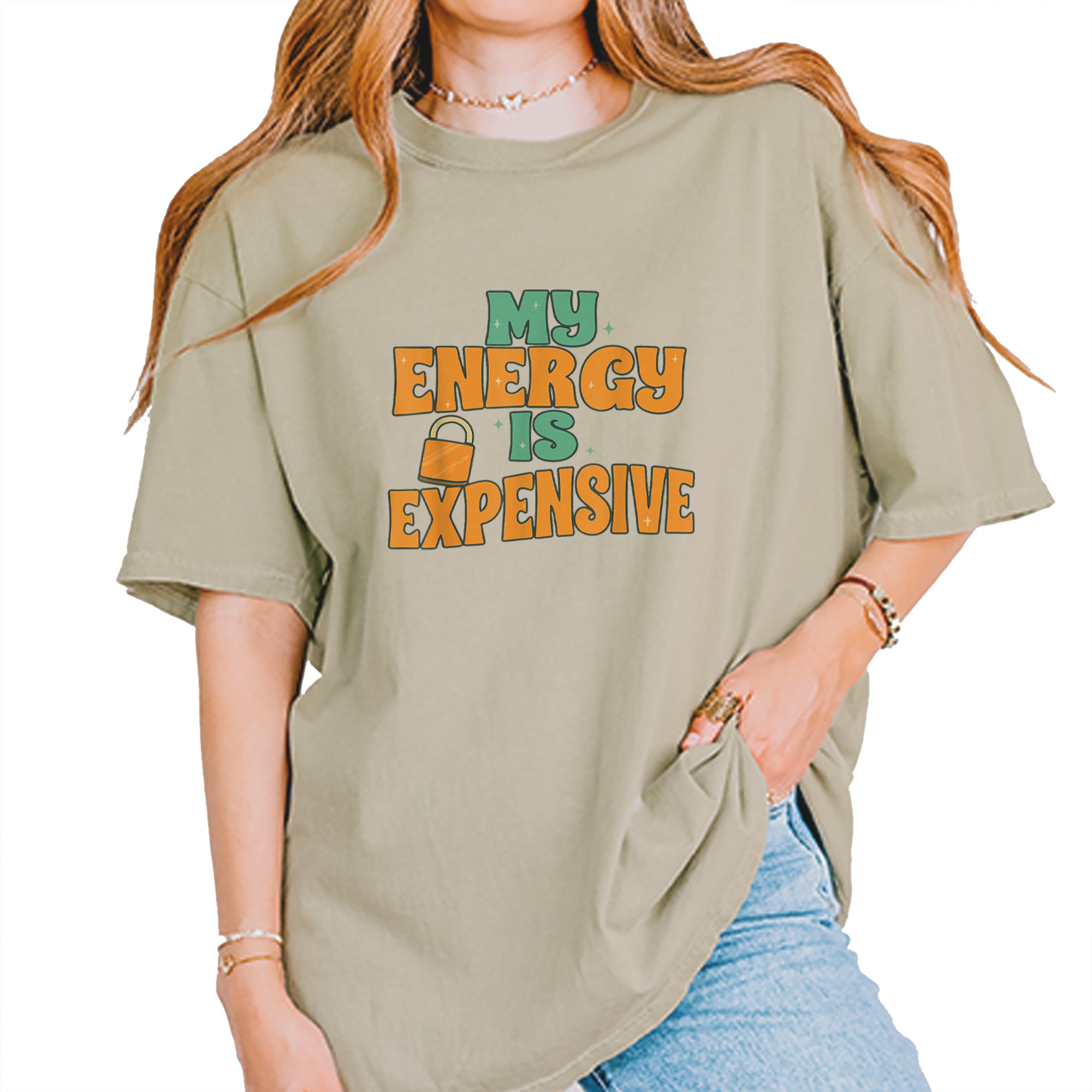 My Energy Is Expensive Self-Care Vintage Soft Unisex T-shirt Khaki