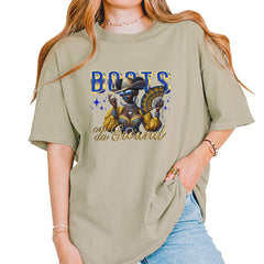 Boots On Da Ground Folding Fan Vintage Soft Unisex T-shirt Khaki