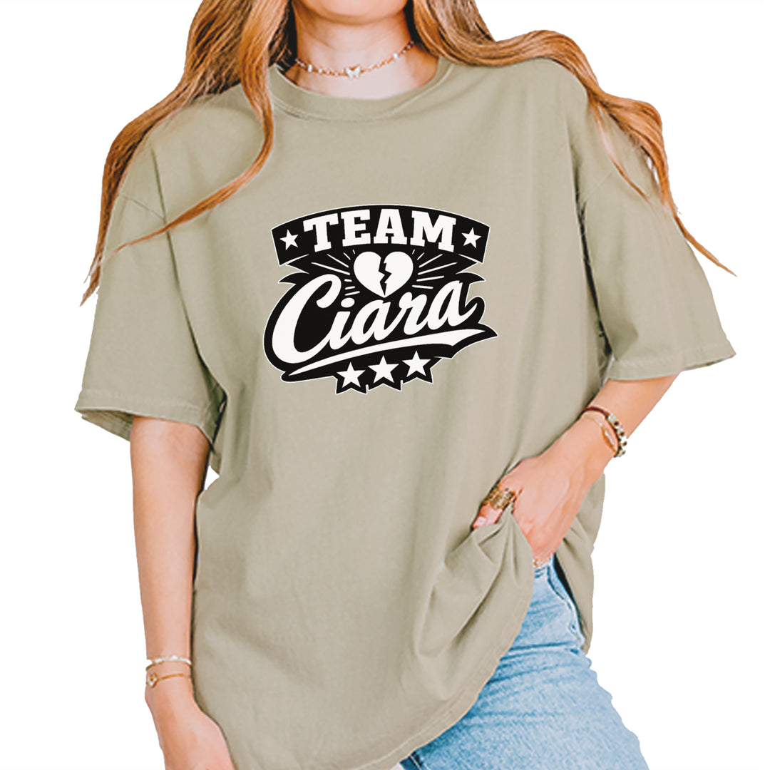 Team Ciara Scamanda Broken Heart Vintage Soft Unisex T-shirt Khaki