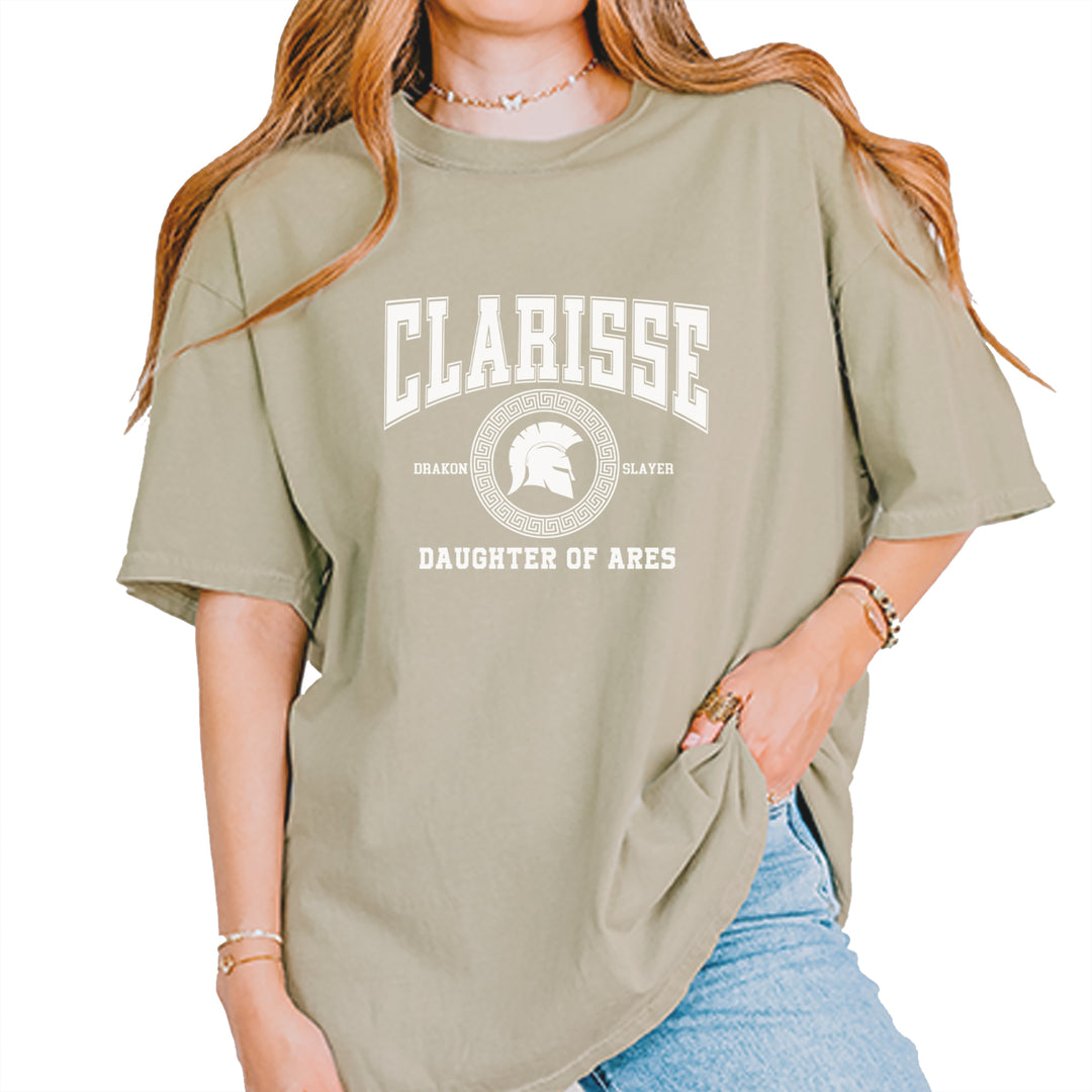 Clarisse Daughter of Ares Battle Ready Vintage Soft Unisex T-shirt Khaki