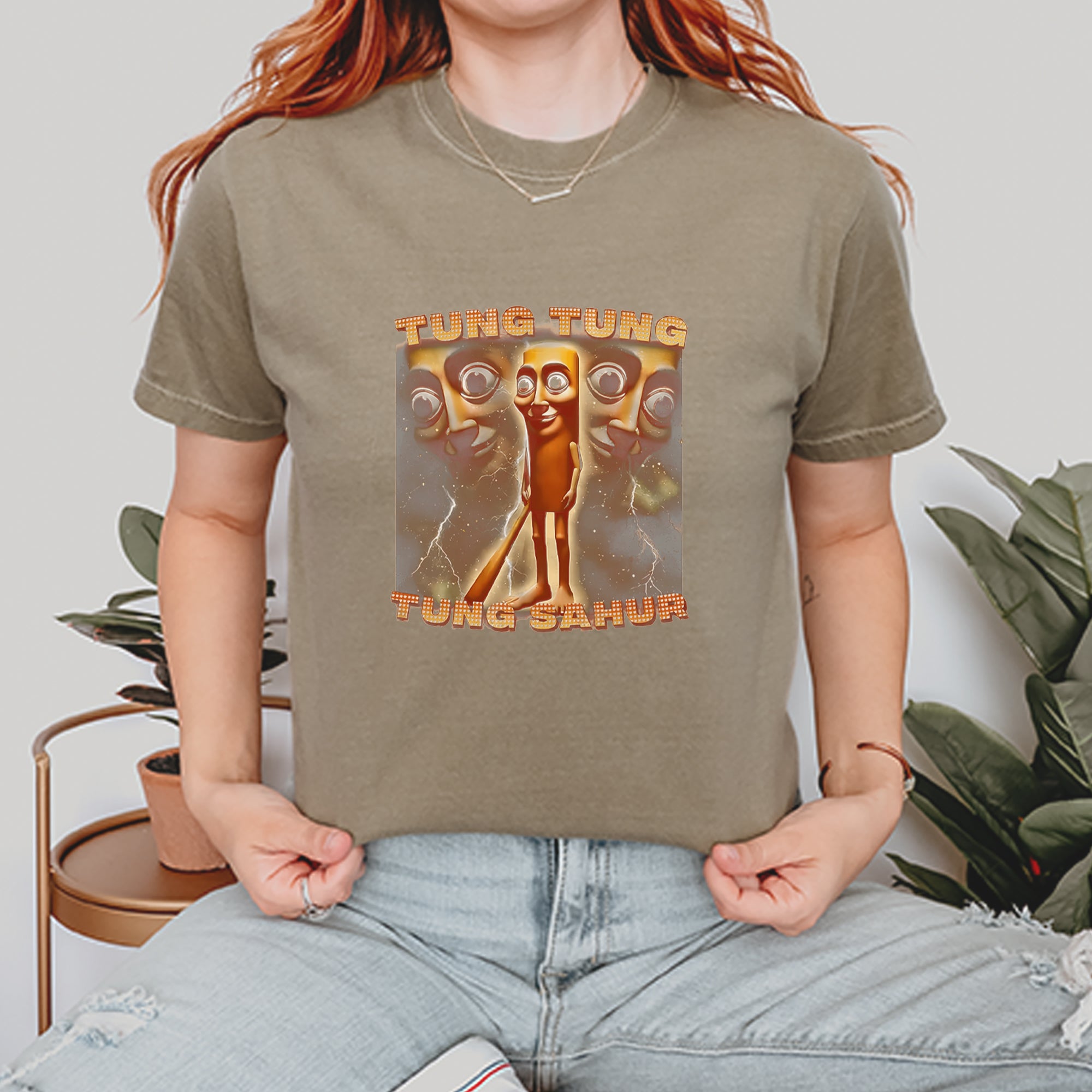 Tung Tung Tung Sahur Enforcer Vintage Soft Unisex T-shirt 