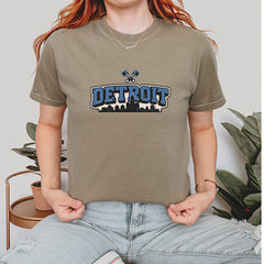 Detroit Motor City Retro Piston Vintage Soft Unisex T-shirt 