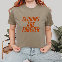 Sequins Are Forever Retro Glam Vintage Soft Unisex T-shirt 