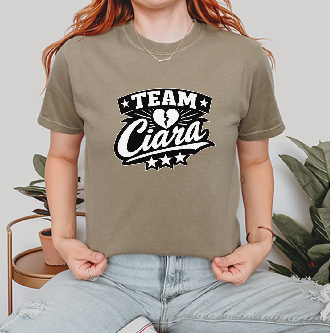 Team Ciara Scamanda Broken Heart Vintage Soft Unisex T-shirt 