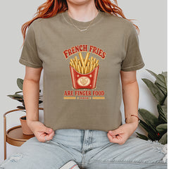 French Fries Are Finger Food IYKYK Vintage Soft Unisex T-shirt 