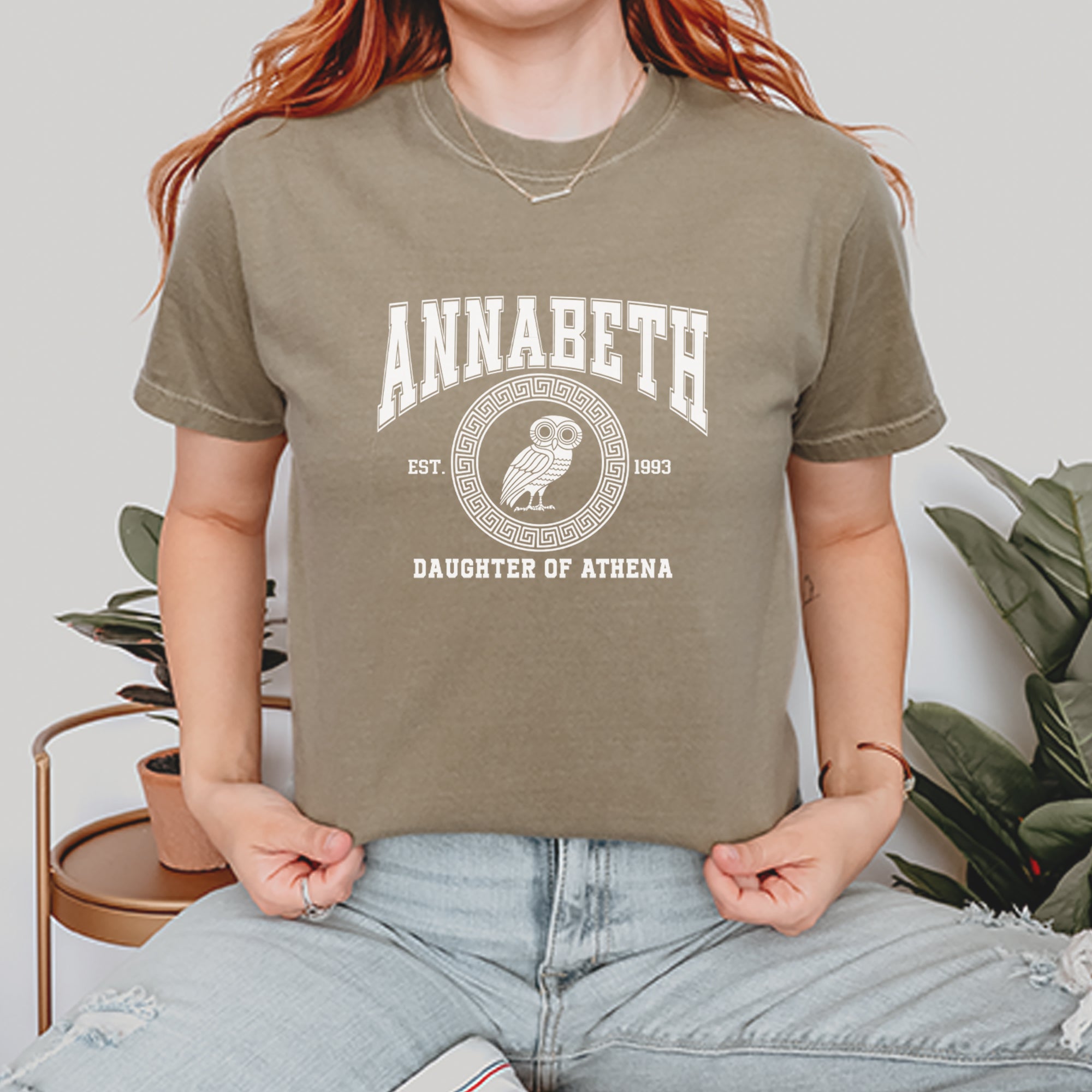 Annabeth Daughter of Athena Owl Wisdom Vintage Soft Unisex T-shirt 