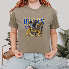Boots On Da Ground Folding Fan Vintage Soft Unisex T-shirt 