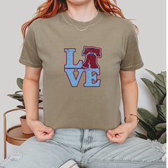 Love Philly Liberty Bell Vintage Soft Unisex T-shirt 