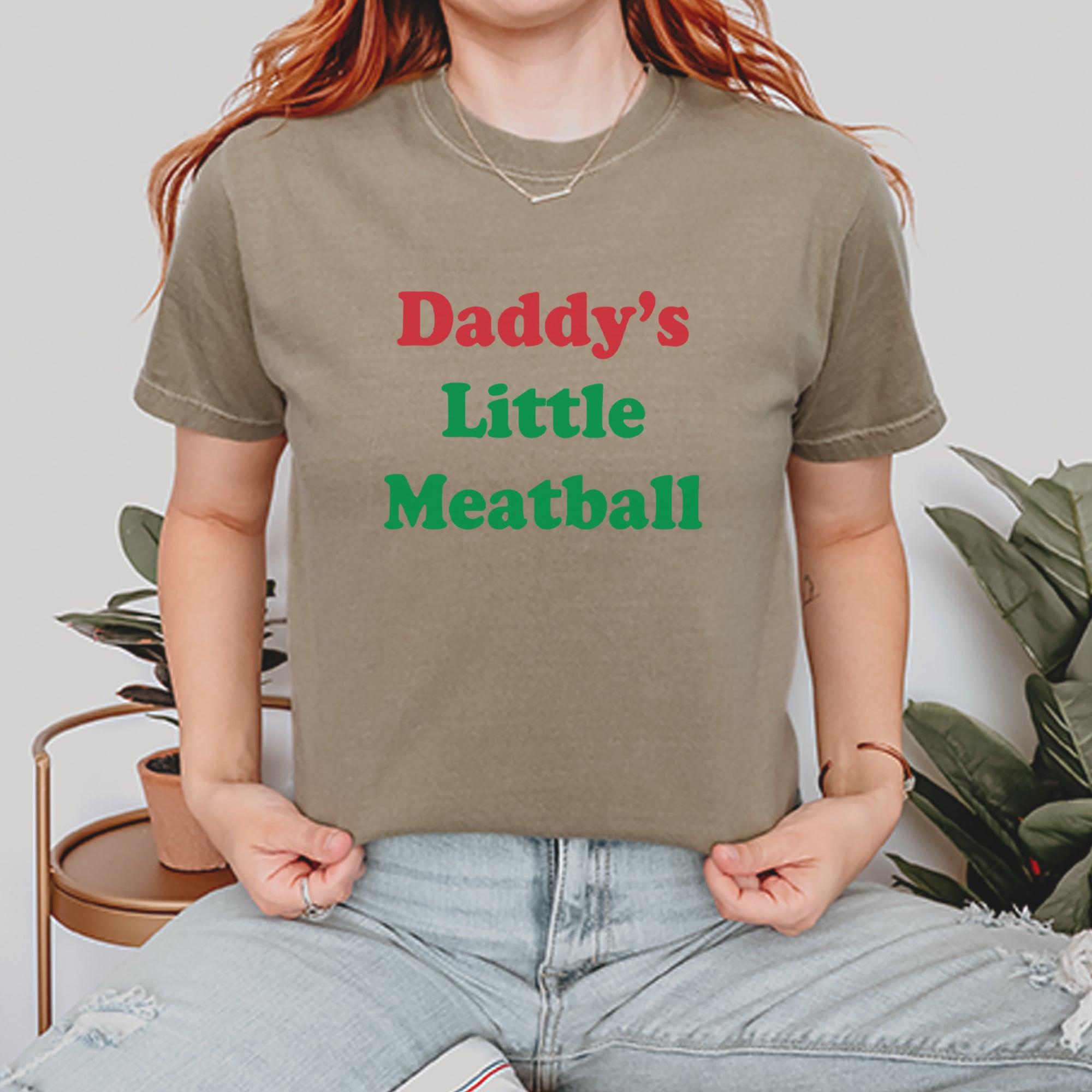 Daddy's Little Meatball Love Island Vintage Soft Unisex T-shirt 