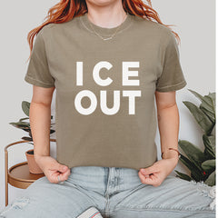 Ice Out Protest Vintage Soft Unisex T-shirt 