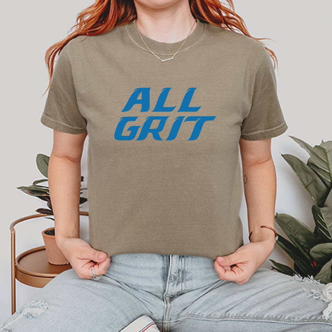 All Grit Detroit Football Vintage Soft Unisex T-shirt 