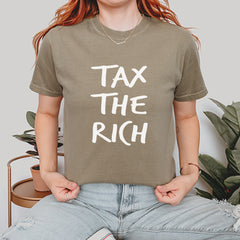 Tax the Rich Protest Wealth Inequality Vintage Soft Unisex T-shirt 