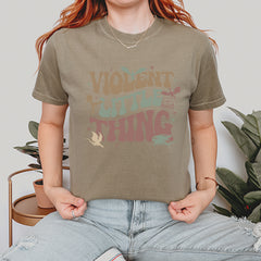 Violent Little Thing Dragon Vintage Soft Unisex T-shirt 