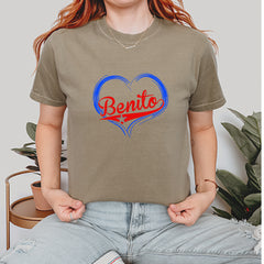 Benito Heart Puerto Rico Vintage Soft Unisex T-shirt 