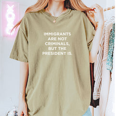 Immigrants Are Not Criminals Vintage Soft Unisex T-shirt 