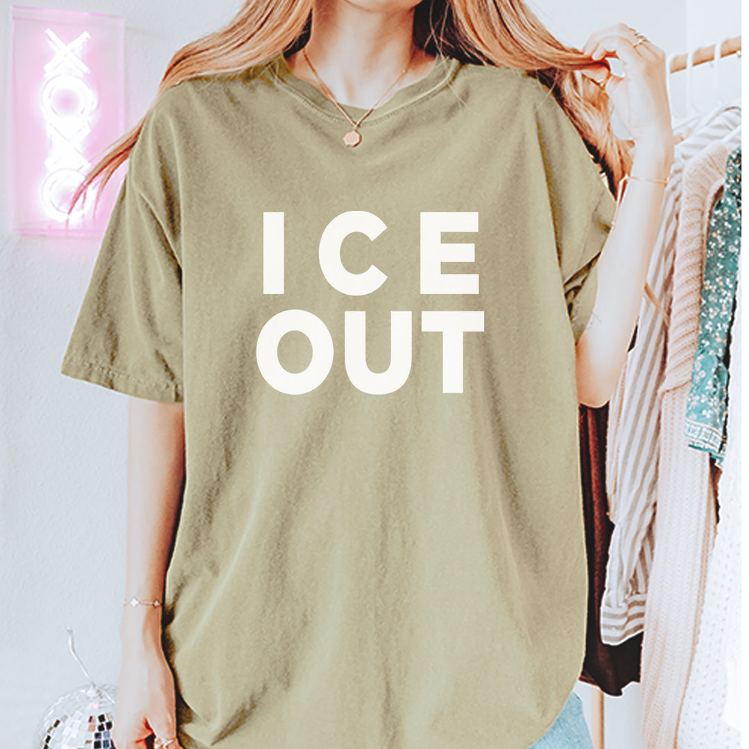 Ice Out Protest Vintage Soft Unisex T-shirt 