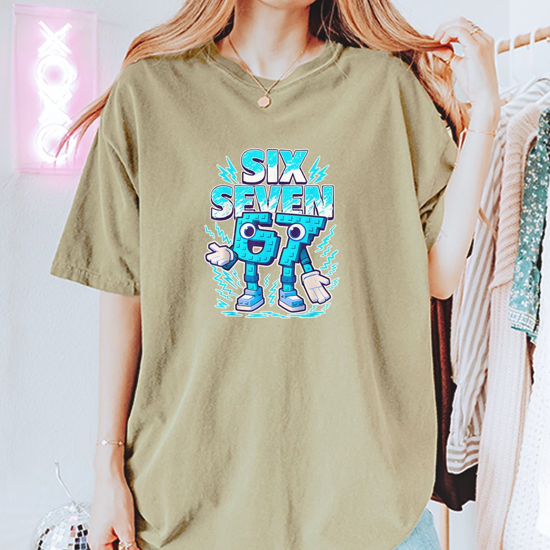 67 Brainrot Meme Slang Vintage Soft Unisex T-shirt 