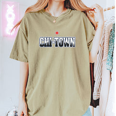 Chicago Chi-Town City Pride Vintage Soft Unisex T-shirt 