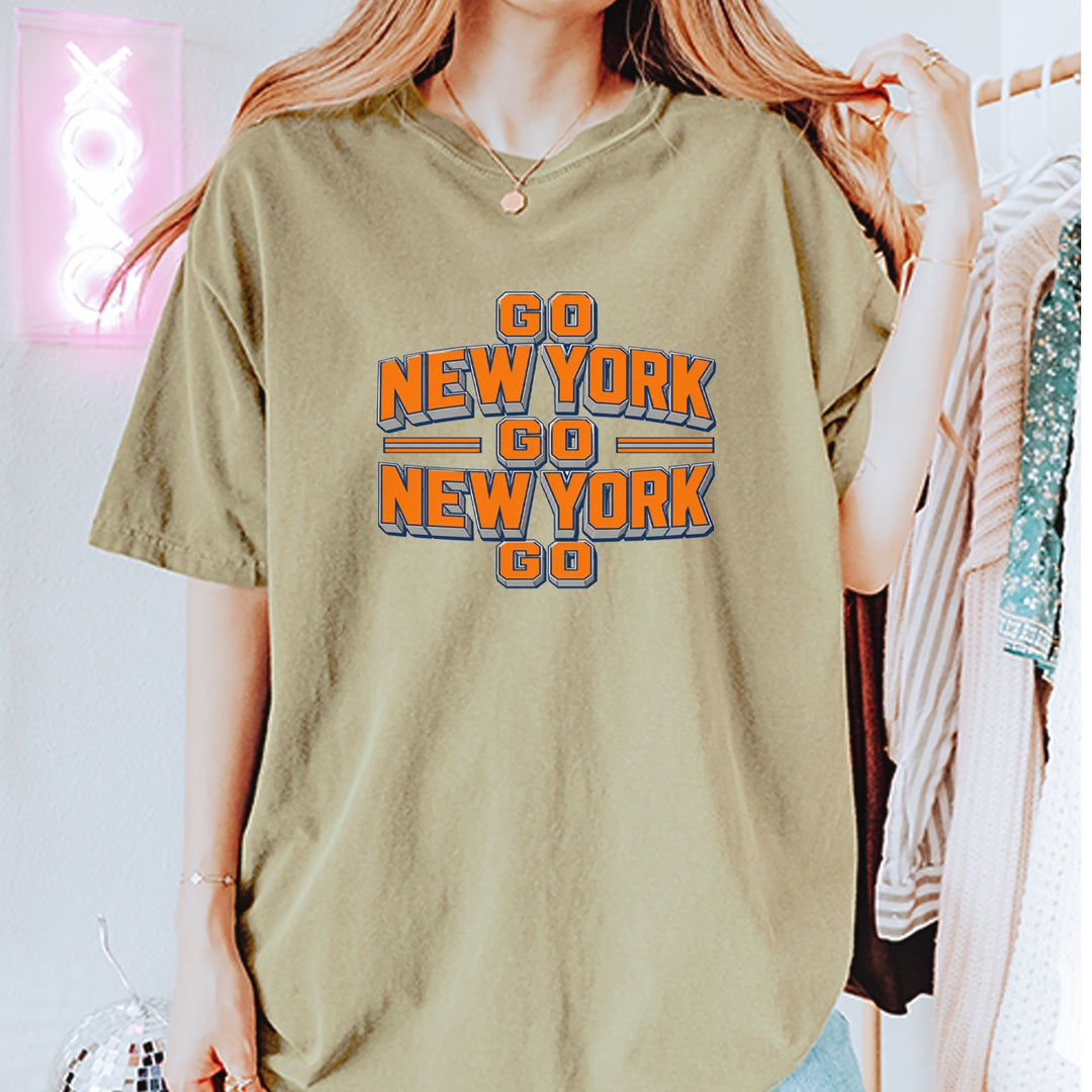Go New York Go Basketball Vintage Soft Unisex T-shirt 