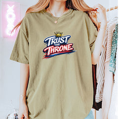 Trust The Throne Crown Philly Hoops Vintage Soft Unisex T-shirt 