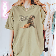 Punch Brave Together Stuffed Animal Vintage Soft Unisex T-shirt 