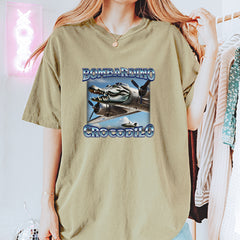 Bombardino Crocodilo Brainrot Vintage Soft Unisex T-shirt 