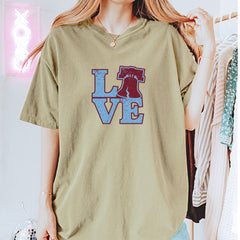 Love Philly Liberty Bell Vintage Soft Unisex T-shirt 