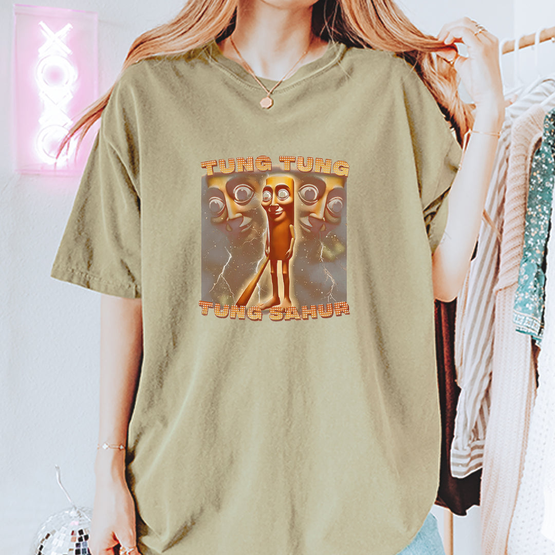 Tung Tung Tung Sahur Enforcer Vintage Soft Unisex T-shirt 