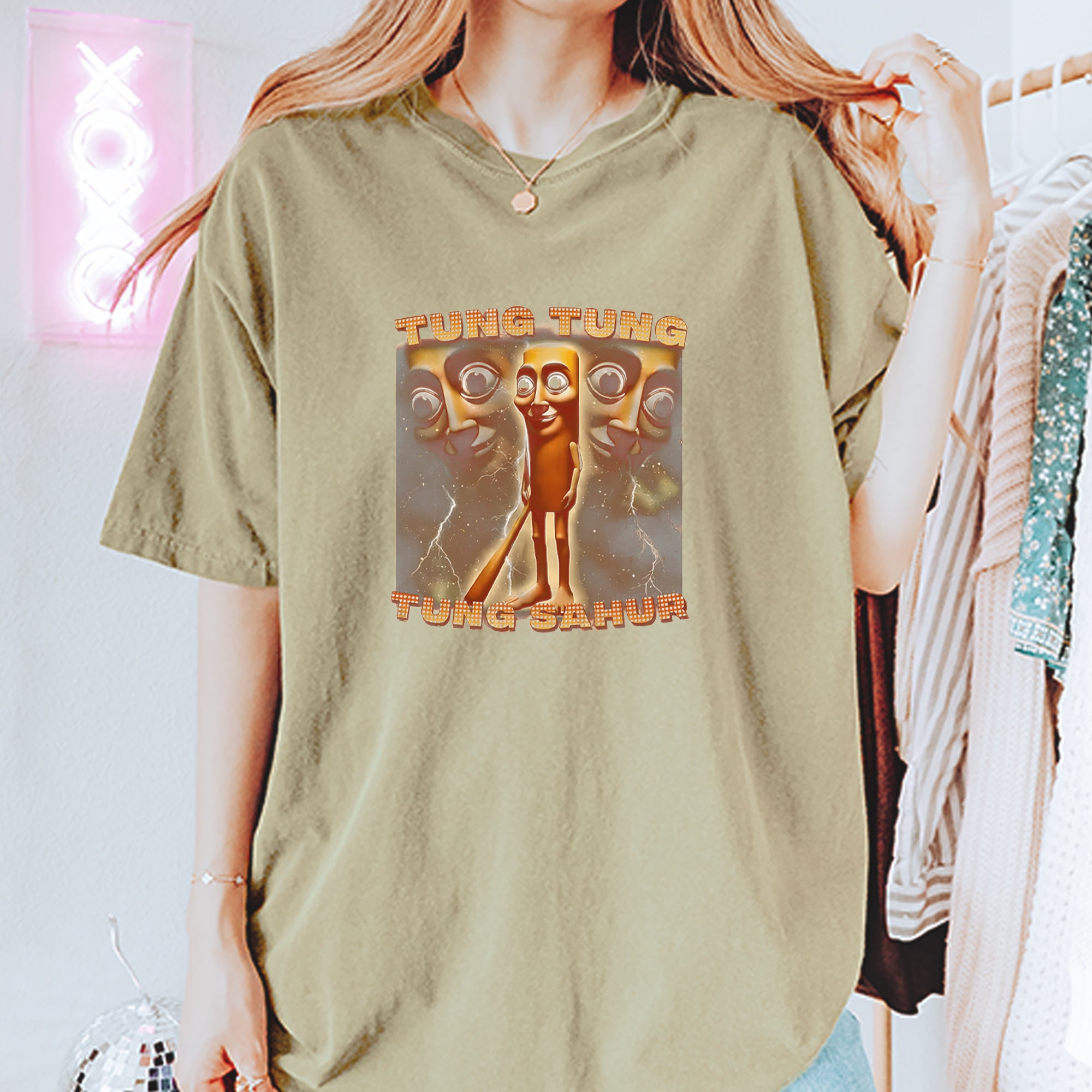 Tung Tung Tung Sahur Enforcer Vintage Soft Unisex T-shirt 