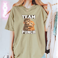 Team Punch Panchi-kun Monkey Vintage Soft Unisex T-shirt 