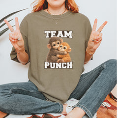 Team Punch Panchi-kun Monkey Vintage Soft Unisex T-shirt 