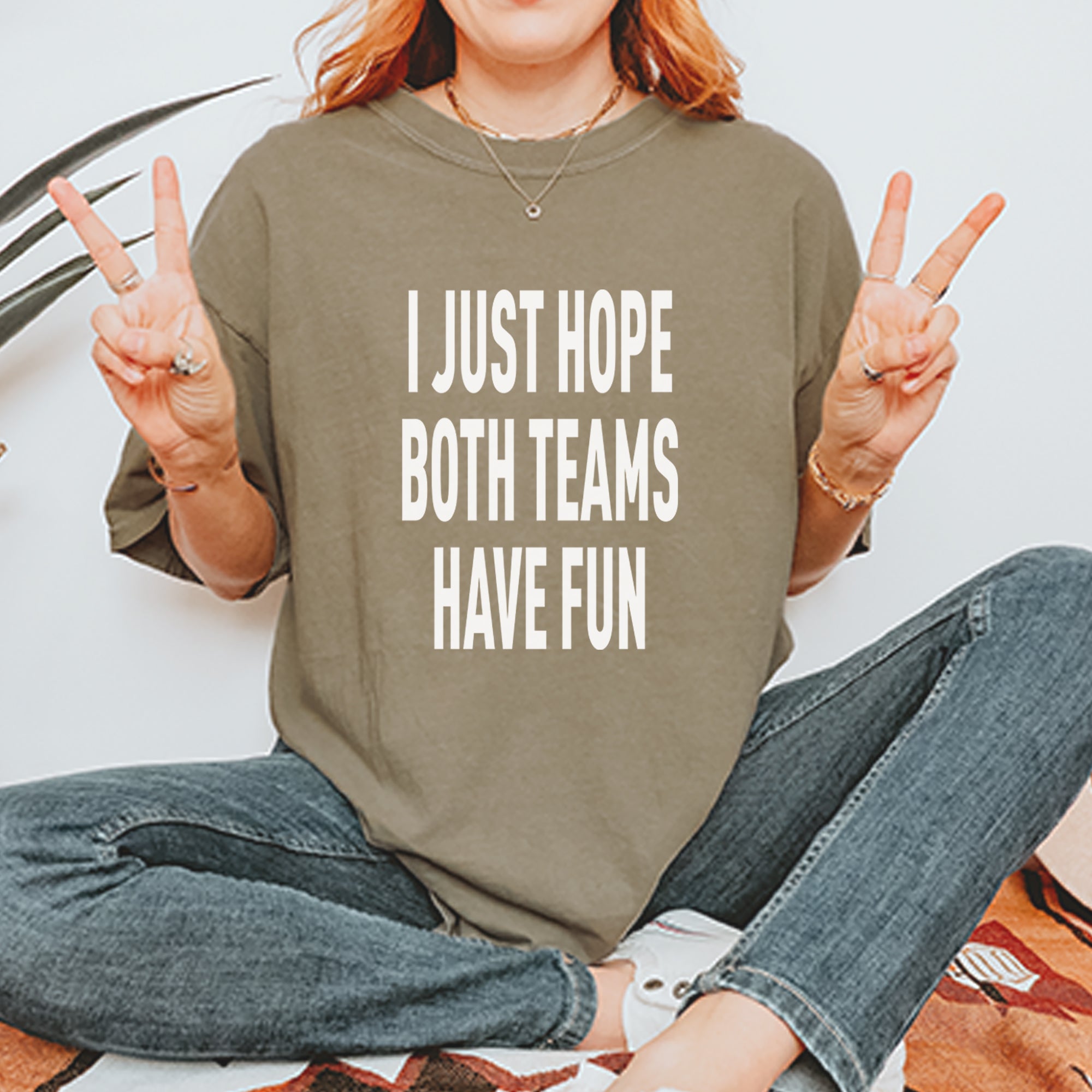 I Just Hope Both Teams Have Fun Sports Vintage Soft Unisex T-shirt 