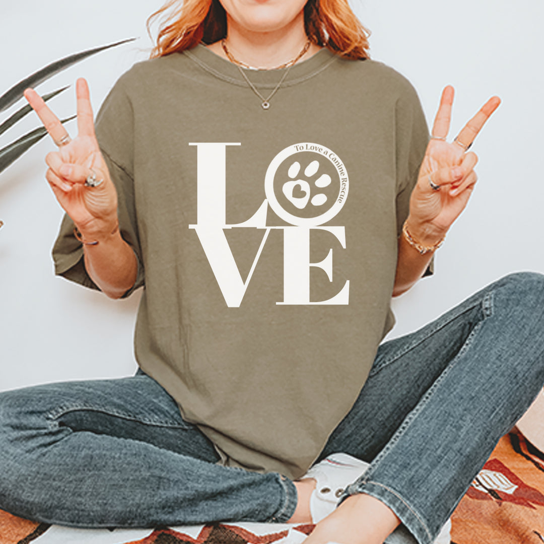 TLC LOVE Dog Rescue Vintage Soft Unisex T-shirt 
