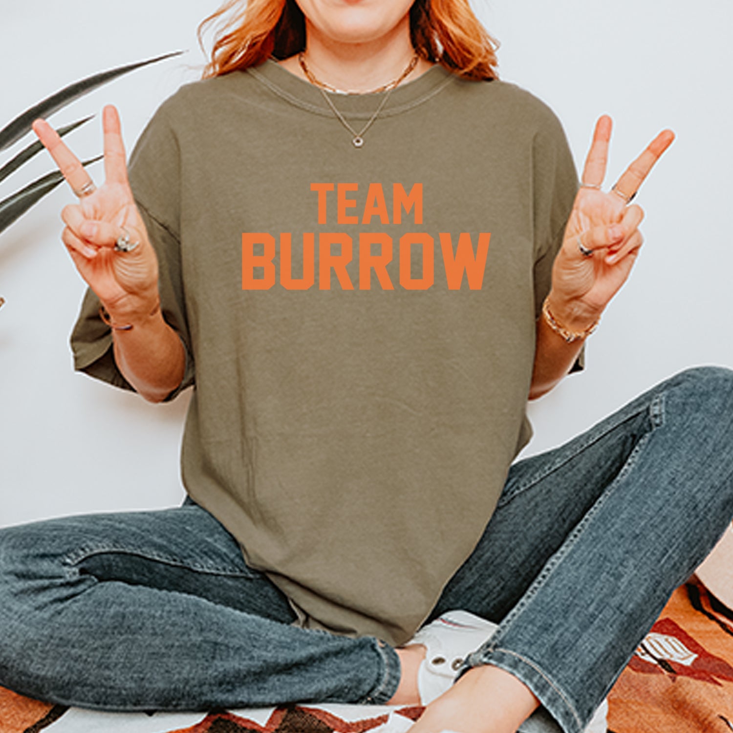 Team Burrow Cincinnati Vintage Soft Unisex T-shirt 