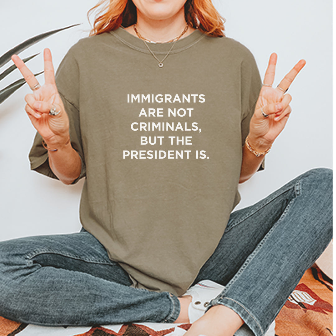 Immigrants Are Not Criminals Vintage Soft Unisex T-shirt 
