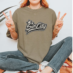 Sin City Vegas Retro Vintage Vintage Soft Unisex T-shirt 