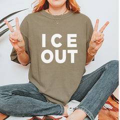 Ice Out Protest Vintage Soft Unisex T-shirt 