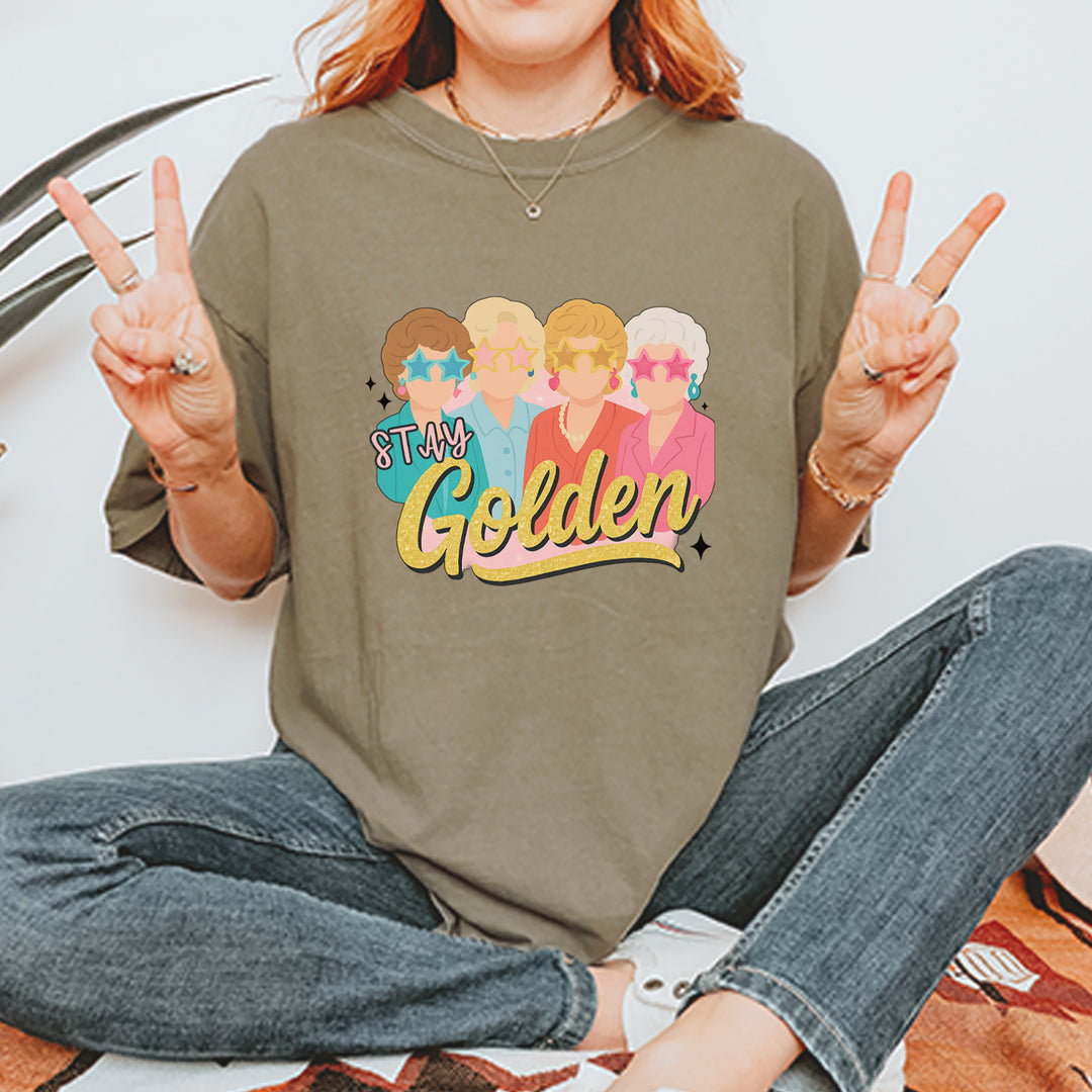 Stay Golden Girls Retro Vintage Soft Unisex T-shirt 