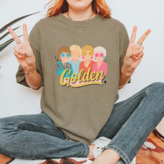 Stay Golden Girls Retro Vintage Soft Unisex T-shirt 
