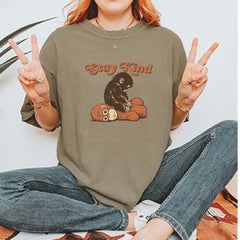Punch Stay Kind Macaque Vintage Soft Unisex T-shirt 